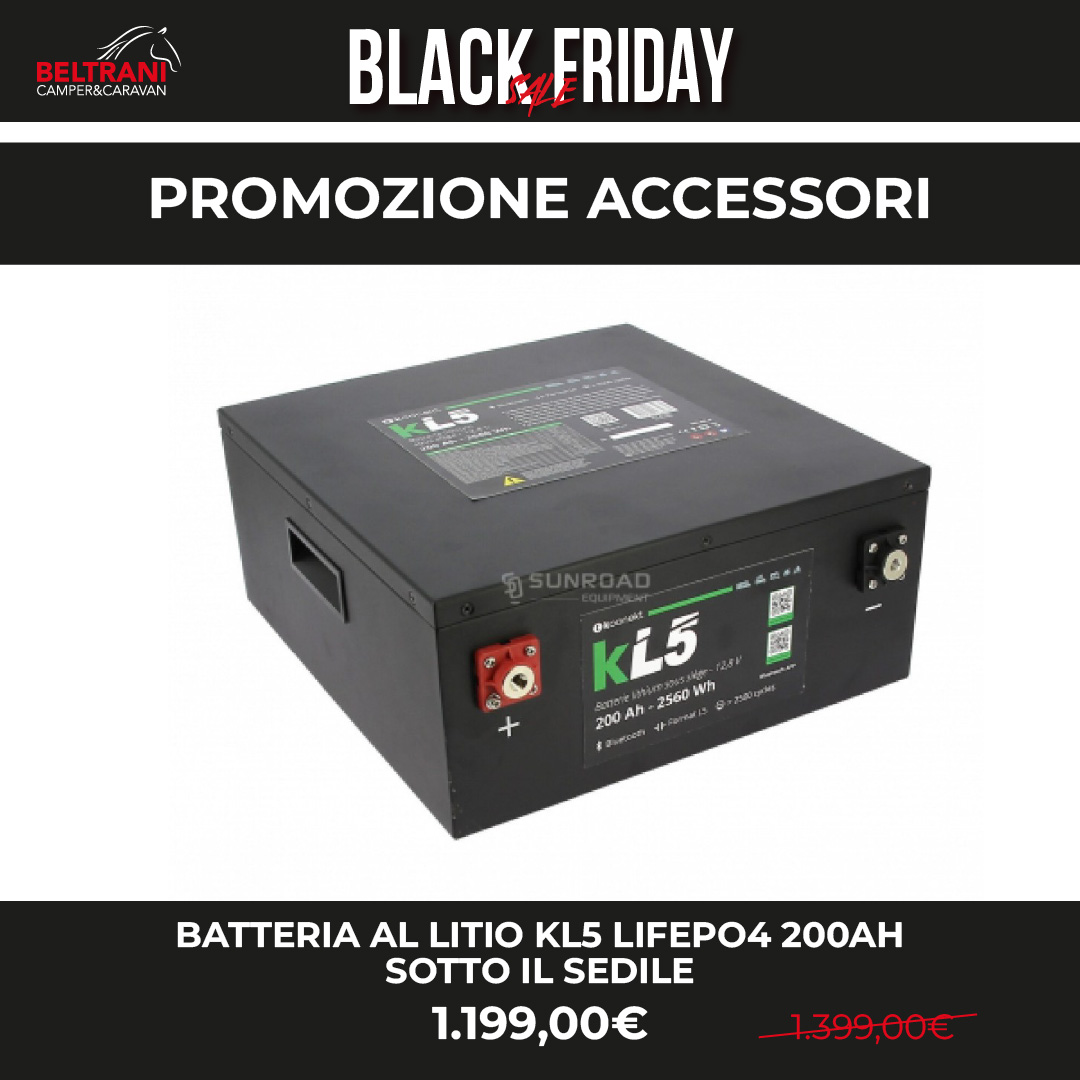 Batteria litio 200 Ah